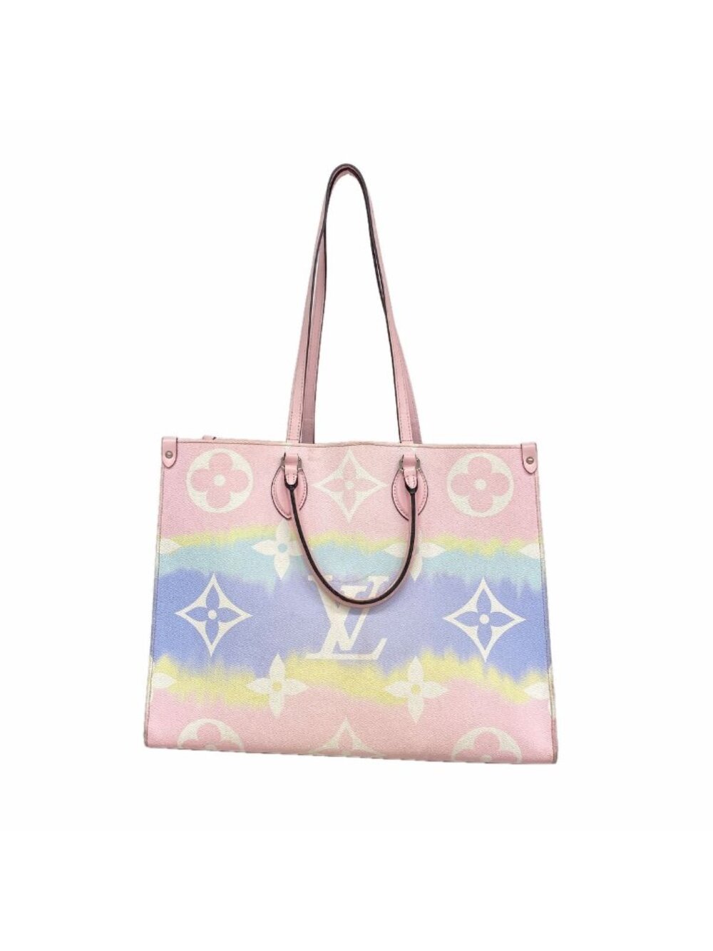Louis Vuitton Tote Bag Monogram Giant LV Escale On The Go GM Pastel 2-Way